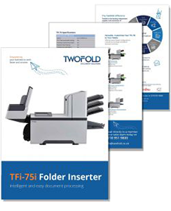 brochure - folder inserter